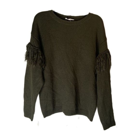 Vine & Love Fringe Pull Over Sweater - Picture 1 of 9